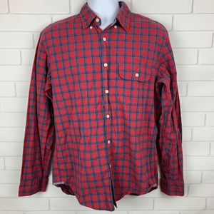 J Crew Oxford 2-Ply Plaid Button Down Shirt